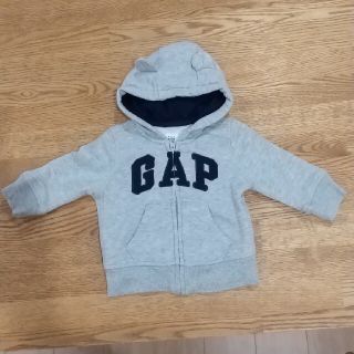 ベビーギャップ(babyGAP)のbaby Gap グレーパーカー(カーディガン/ボレロ)