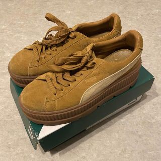 プーマ(PUMA)のFENTY PUMA スウェード プラットフォーム 26.0cm BTS グク (スニーカー)