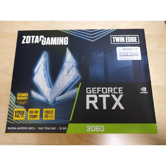 格安販売中 ZOTAC GAMING 3060 RTX GeForce PCパーツ