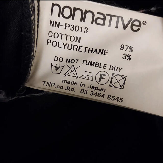 nonnative(ノンネイティブ)のnonnative DWELLER 4PJEANS TIGHT FITデニム/0 メンズのパンツ(その他)の商品写真