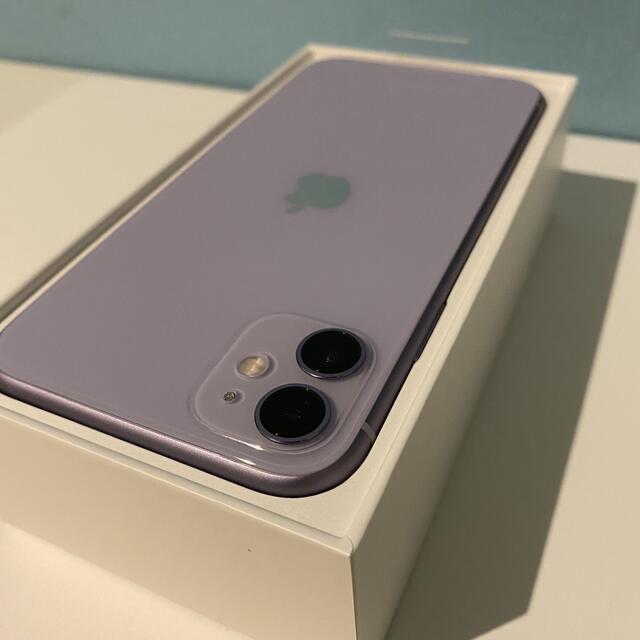 【希少】iPhone 11 パープル 256 GB SIMフリー 新品交換品