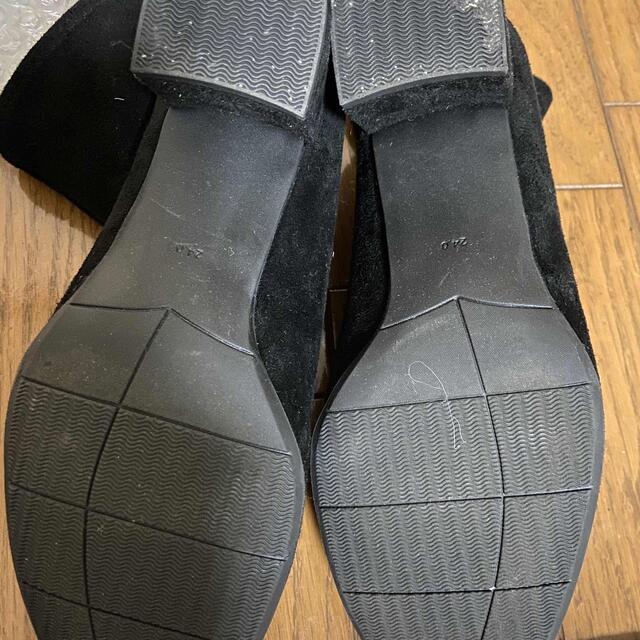 UNIQLO(ユニクロ)のUNIQLO ストレッチショートブーツ　黒　24cm レディースの靴/シューズ(ブーツ)の商品写真
