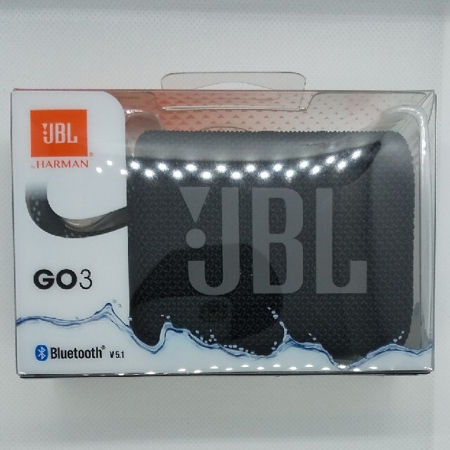 (新品未開封)JBL Bluetooth スピーカー JBLGO3BLKの通販 by chororiita's shop｜ラクマ
