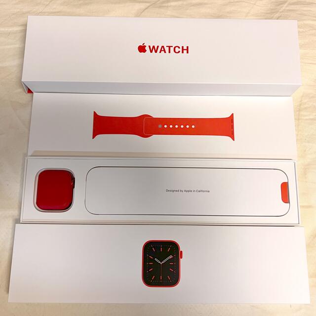 Apple Watch(アップルウォッチ)のApple watch series 6(GPS) RED 40mm スマホ/家電/カメラのスマホアクセサリー(その他)の商品写真