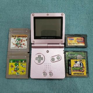 ニンテンドウ(任天堂)のゲームボーイアドバンスSP ピンク(携帯用ゲーム機本体)