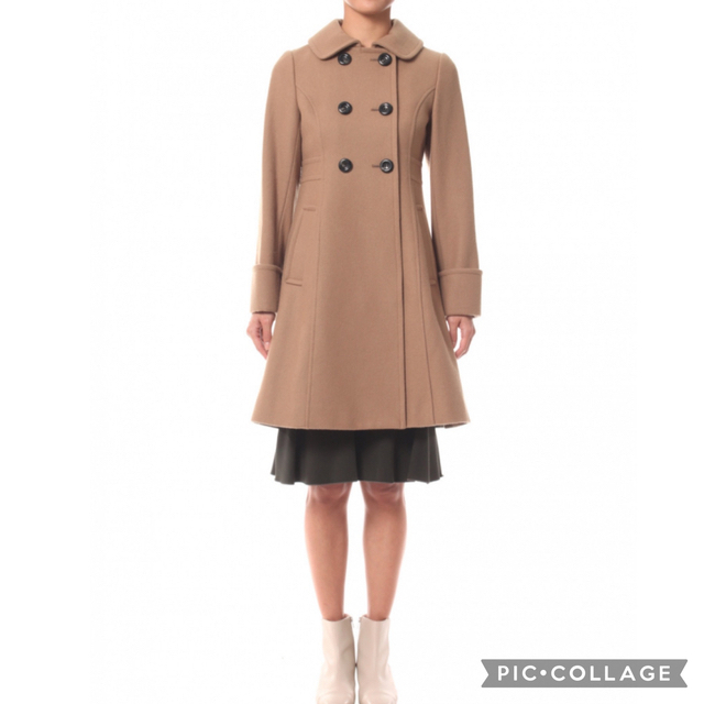 BURBERRY BLUE LABEL(バーバリーブルーレーベル)の【新品 タグ付き】ブルーレーベルクレストブリッジ   メルトンコート バーバリー レディースのジャケット/アウター(ロングコート)の商品写真