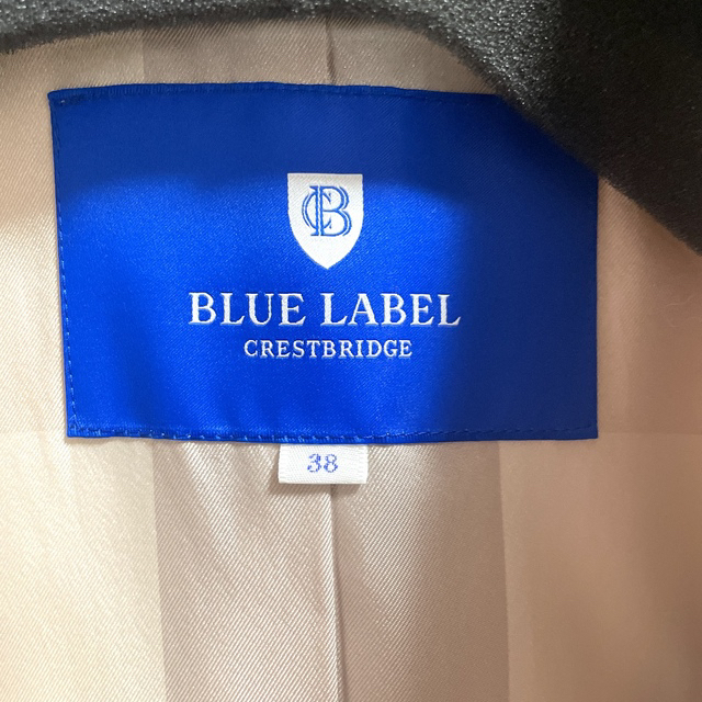 BURBERRY BLUE LABEL(バーバリーブルーレーベル)の【新品 タグ付き】ブルーレーベルクレストブリッジ   メルトンコート バーバリー レディースのジャケット/アウター(ロングコート)の商品写真