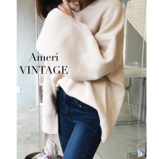 アメリヴィンテージ(Ameri VINTAGE)のAmeri VINTAGE SLIT SLEEVE FLAIRE KNIT(ニット/セーター)