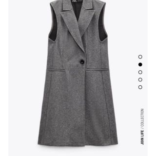 ザラ(ZARA)の新品タグ付 ZARA ソフトラップベスト　　ザラ　(ベスト/ジレ)