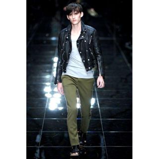 バーバリー(BURBERRY)のBurberry Prorsum 2011ss レザージャケット ライダース(レザージャケット)