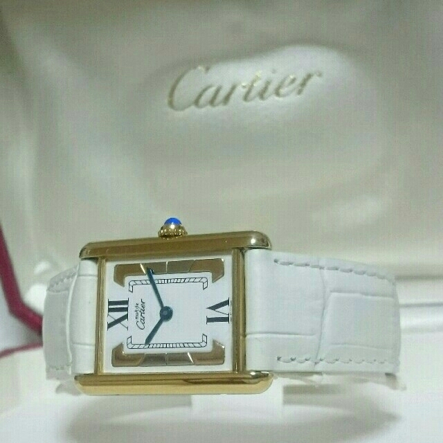 【訳あり】 - Cartier 専用!オーバーホール済美品! 箱付属 クォーツ タンク マスト カルティエ 腕時計 【訳あり】 - Cartier 専用!オーバーホール済美品! 箱付属 クォーツ タンク マスト カルティエ 腕時計