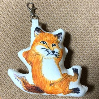 メゾンキツネ(MAISON KITSUNE')のラネージュ×メゾンキツネ　キーホルダー　バッグチャーム(キーホルダー)