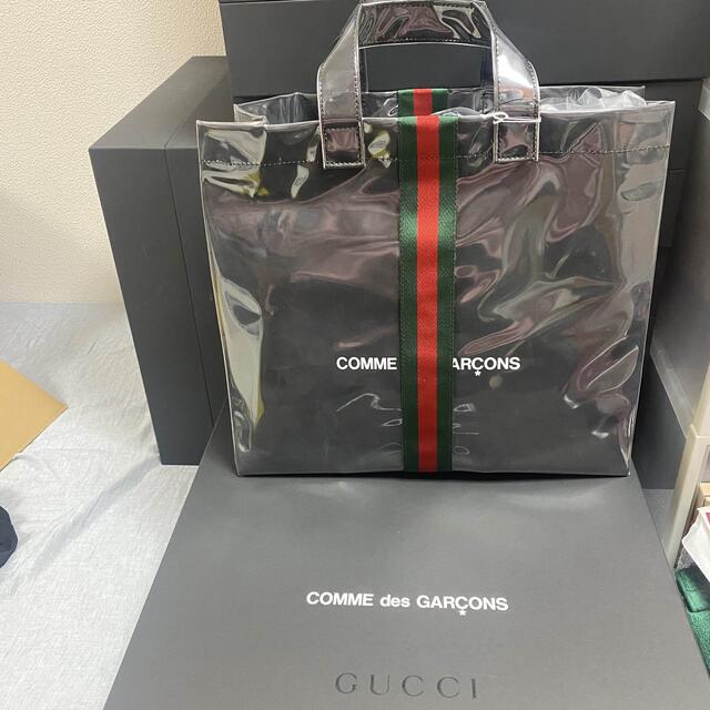 COMME des GARCONS(コムデギャルソン)のCOMME des GARÇONS GUCCI 100周年 PVC トートバッグ メンズのファッション小物(その他)の商品写真