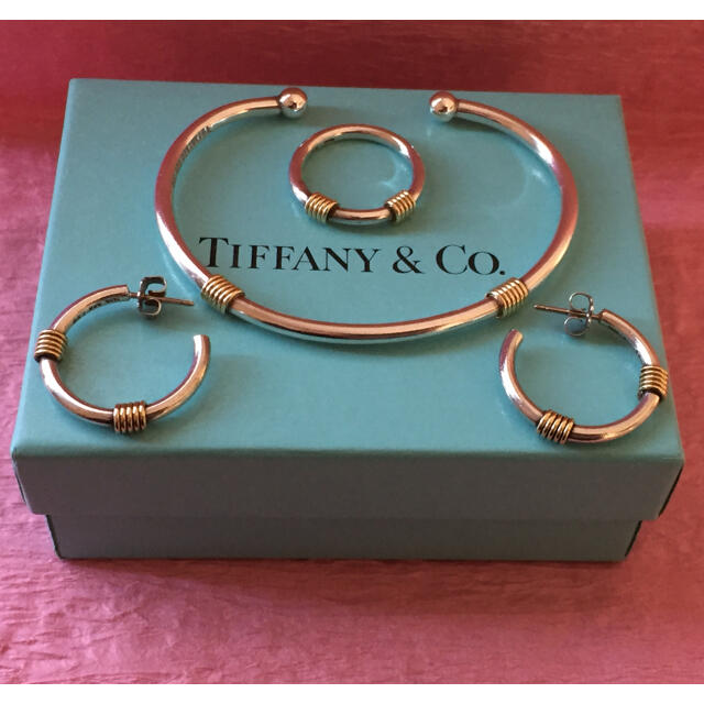 Tiffany & Co. - tiffany ティファニー バンドウィズ2ワイヤー 3点