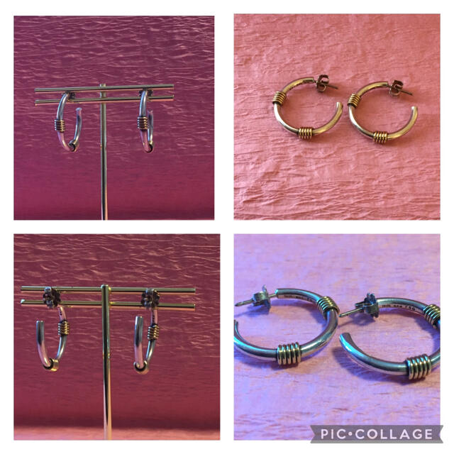 Tiffany & Co.(ティファニー)のtiffany ティファニー バンドウィズ2ワイヤー 3点セット コンビ レディースのアクセサリー(ブレスレット/バングル)の商品写真