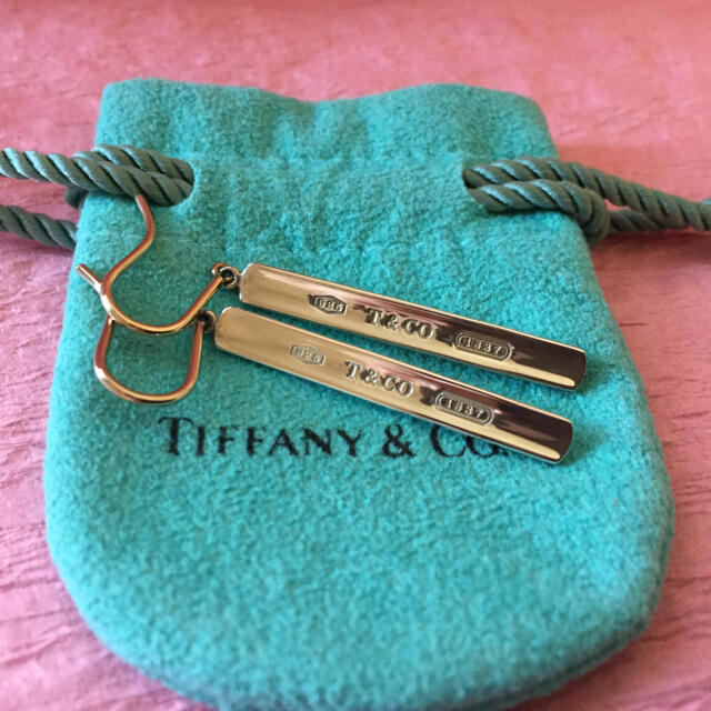 Tiffany & Co.(ティファニー)のtiffany ティファニー 1837 バードロップ ピアス 美品 レディースのアクセサリー(ピアス)の商品写真