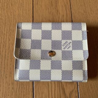 ルイヴィトン(LOUIS VUITTON)のルイヴィトン　ダミエ　アズール　二つ折り財布(財布)