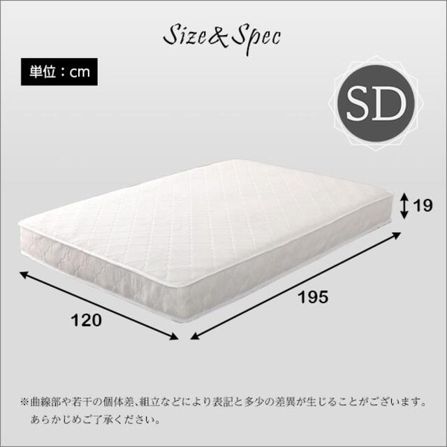 購入 安い ロール梱包片面仕様ポケットコイルマットレス セミダブル