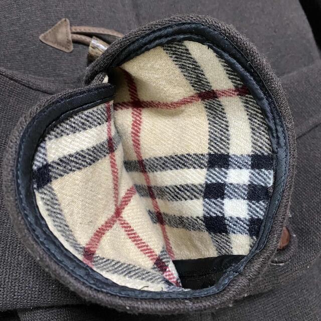 BURBERRY(バーバリー)の美品 バーバリーロンドン ダッフルコート ダークブラウン ノバチェック 赤タグ レディースのジャケット/アウター(ダッフルコート)の商品写真