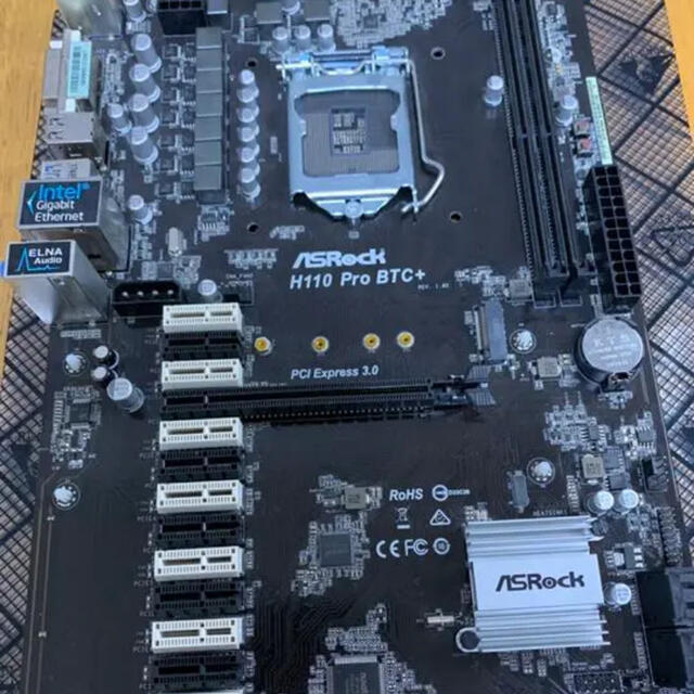 ASROCK H110 PRO BTC+ intel i5 6500セットスマホ/家電/カメラ