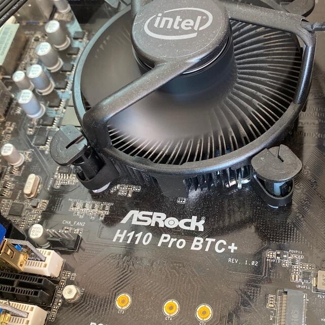 ASROCK H110 PRO BTC+ intel i5 6500セット