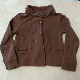 ザラ(ZARA)のZara Kids 長袖 ジャケットトップス 茶色 (Tシャツ/カットソー)