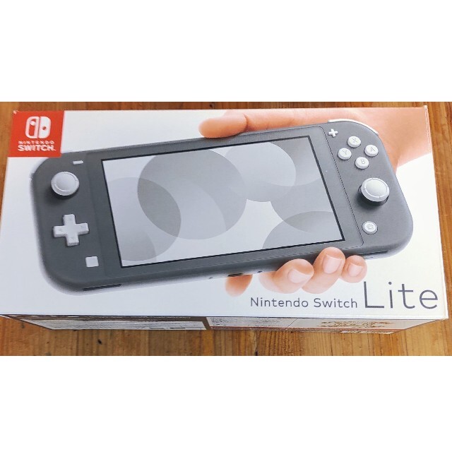 Nintendo switch light グレー　ケース付き