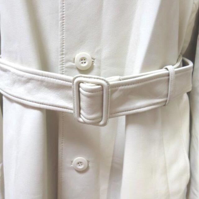 moussy(マウジー)のマウジー moussy F／LEATHER BAL COLLAR COAT  レディースのジャケット/アウター(その他)の商品写真