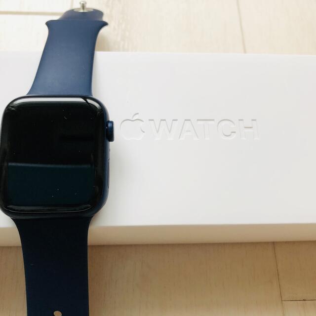 Apple Watch Series 6 44mm ブルーアルミニウム GPS