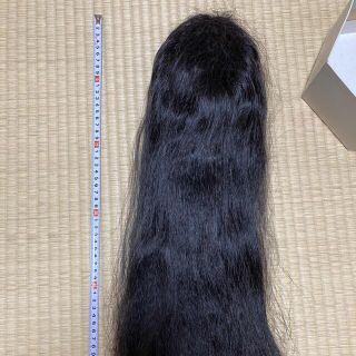 黒髪ロングヘアーのウィッグ(ロングストレート)