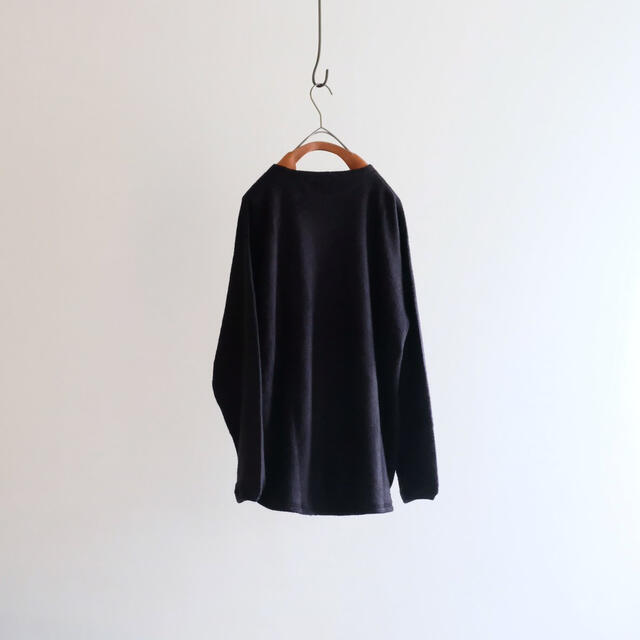 COMOLI シルクフリース 長袖クルー- COMOLI シルクフリース 長袖クルー-