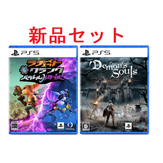 プレイステーション(PlayStation)の【シュリンク付】ラチェット＋Demon's Souls(家庭用ゲームソフト)