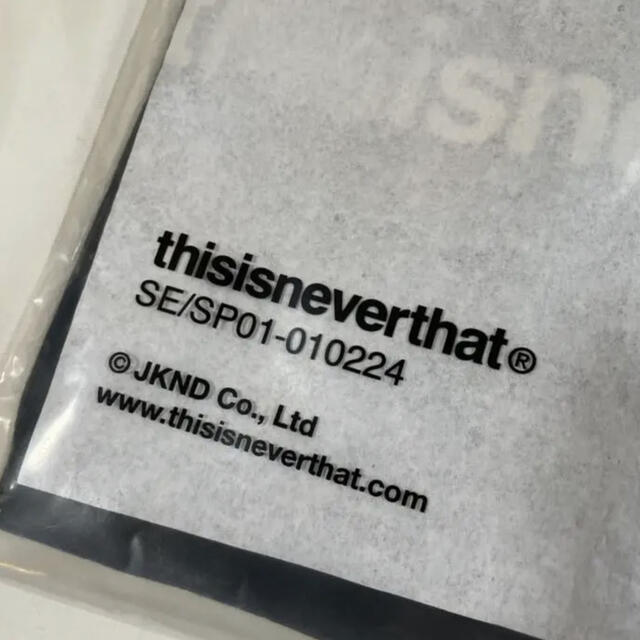 人気 thisisneverthat LOGO ネバザ ロゴ ロンT 5