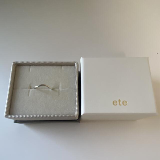 ete(エテ)の　　ete  K10WG ピンキーリング レディースのアクセサリー(リング(指輪))の商品写真
