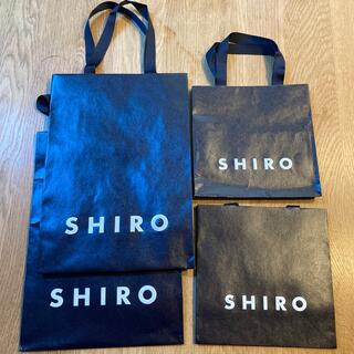 シロ(shiro)のSHIRO シロ　ショッパー　紙袋　ショップ袋(ショップ袋)