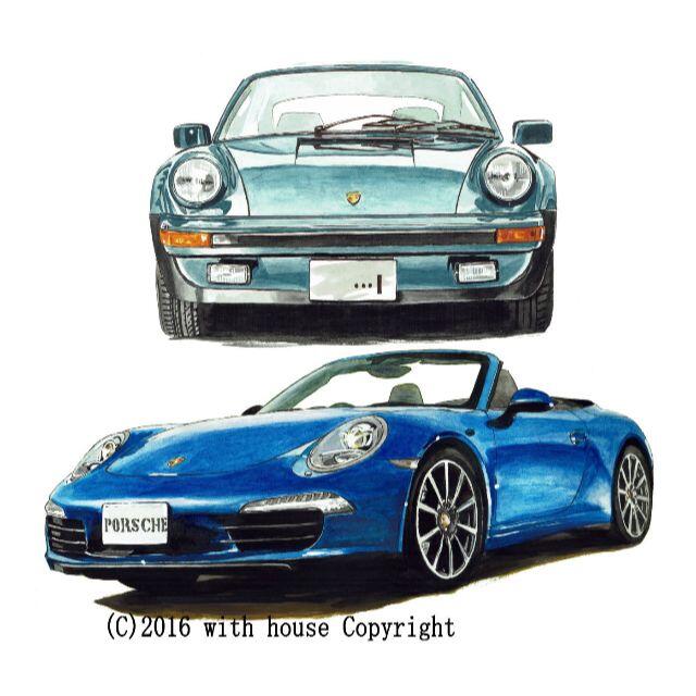 GC-433 Porsche911/930ターボ限定版画サイン額装済作家平右ヱ門 1