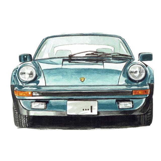 GC-433 Porsche911/930ターボ限定版画サイン額装済作家平右ヱ門 2