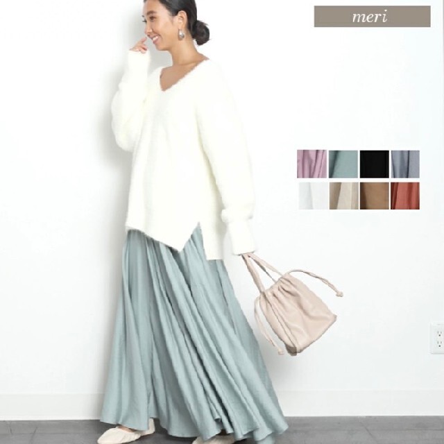 meriマキシフレアスカート レディースのスカート(ロングスカート)の商品写真