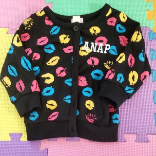 アナップキッズ(ANAP Kids)のANAP 唇柄 上着(ジャケット/上着)