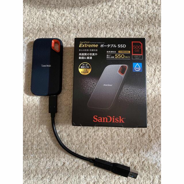 SanDisk Extreme ポータブルSSD 500GB