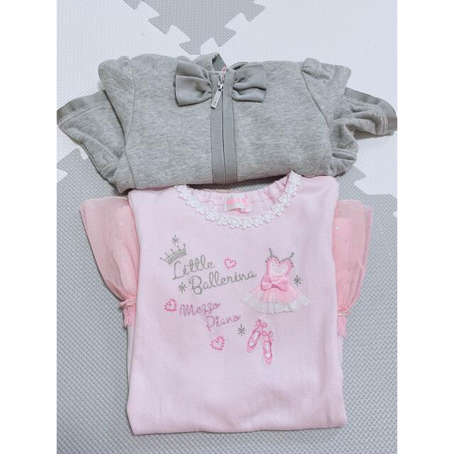 mezzo piano(メゾピアノ)の専用！　３点セット キッズ/ベビー/マタニティのキッズ服女の子用(90cm~)(ワンピース)の商品写真