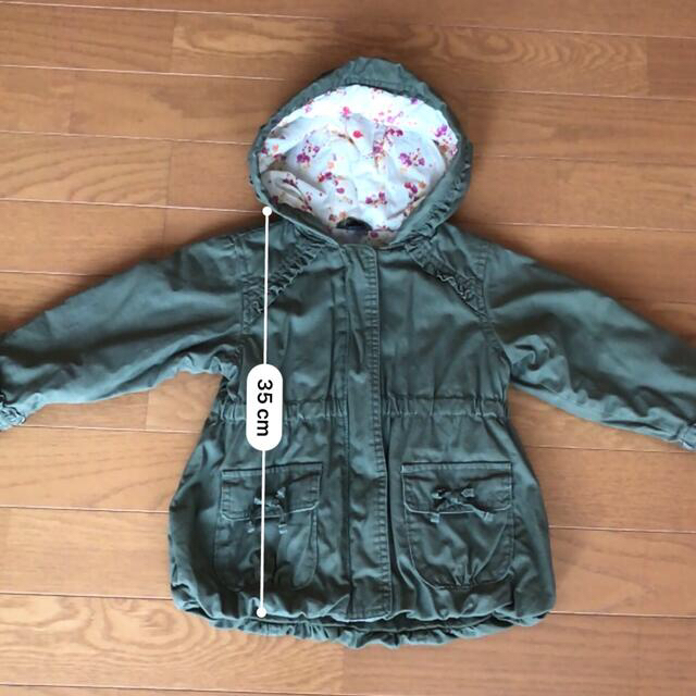 GAP Kids(ギャップキッズ)のGAP アウター　モッズコート　キッズ　95cm キッズ/ベビー/マタニティのキッズ服女の子用(90cm~)(ジャケット/上着)の商品写真