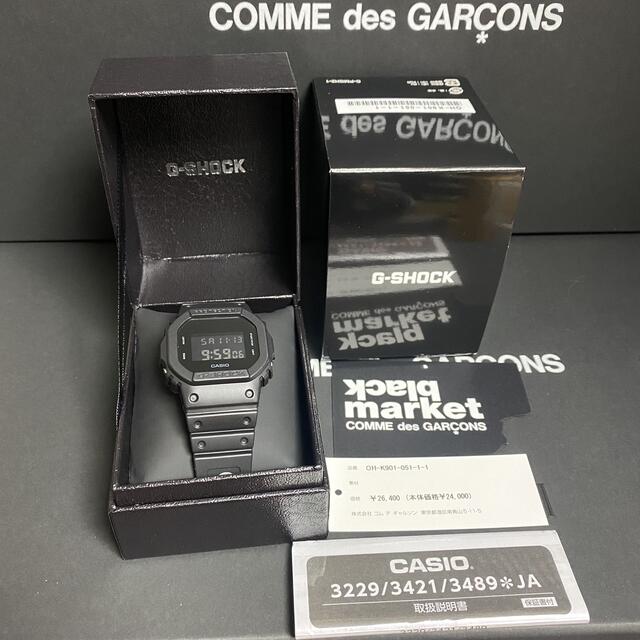 G-SHOCK(ジーショック)のblack market COMME des GARCONS G-SHOCK メンズの時計(腕時計(デジタル))の商品写真