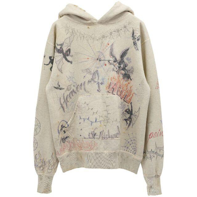 商品名SAINT MICHAEL Dr. Woo HOODIE GRY