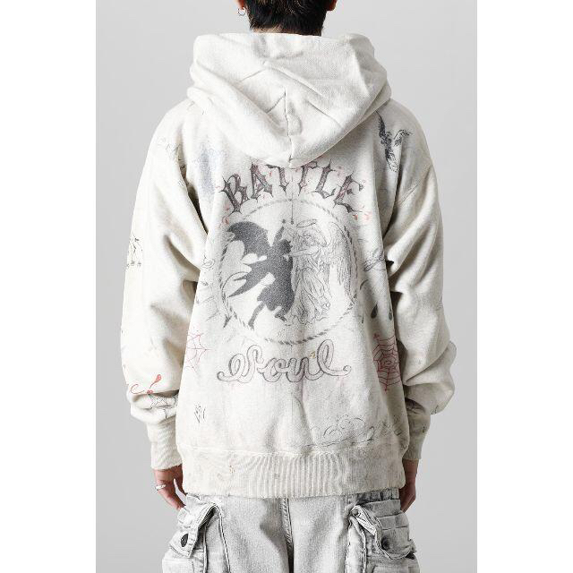 Supreme(シュプリーム)のSAINT MICHAEL Dr. Woo HOODIE GRY メンズのトップス(パーカー)の商品写真