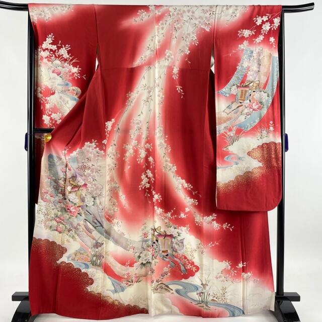 振袖 名品 身丈167.5cm 裄丈66cm 正絹 【】