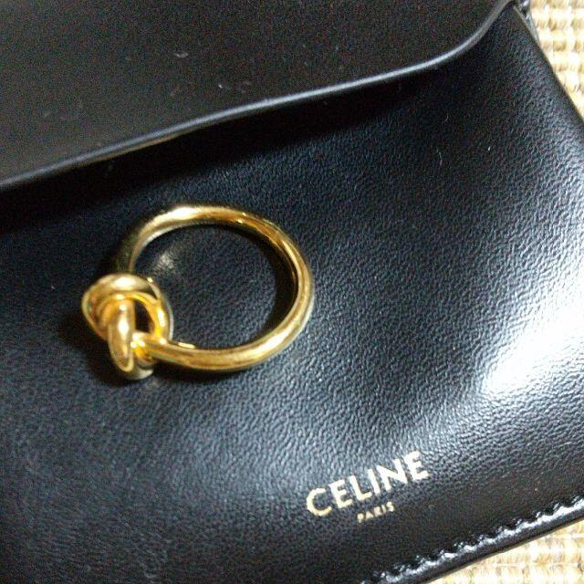 celine(セリーヌ)のクリスマスセール！セリーヌ ノットリング ゴールド レディースのアクセサリー(リング(指輪))の商品写真