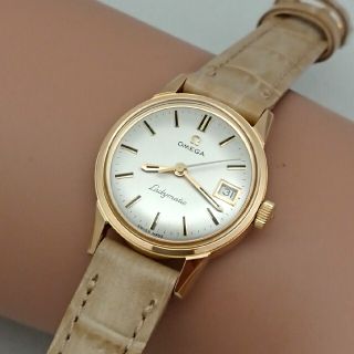 OMEGA - OH済 1966年製 オメガ レディマティック デイト シーマスター