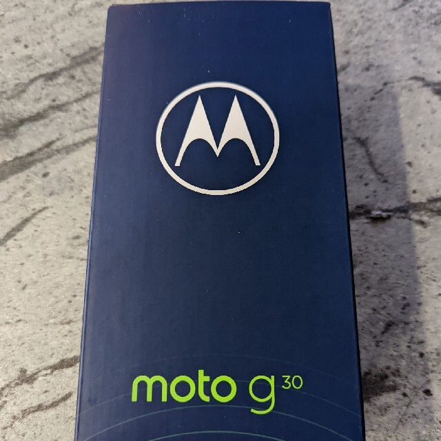 1280GBメモリー【新品未開封】モトローラ moto g30 パステルスカイ