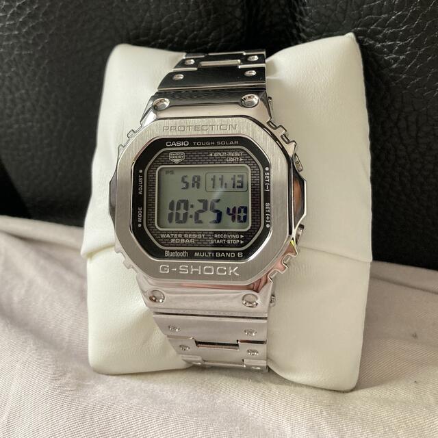 G-SHOCK(ジーショック)のCASIO G-SHOCK フルメタルGMW-B5000D-1JF シルバー メンズの時計(腕時計(デジタル))の商品写真